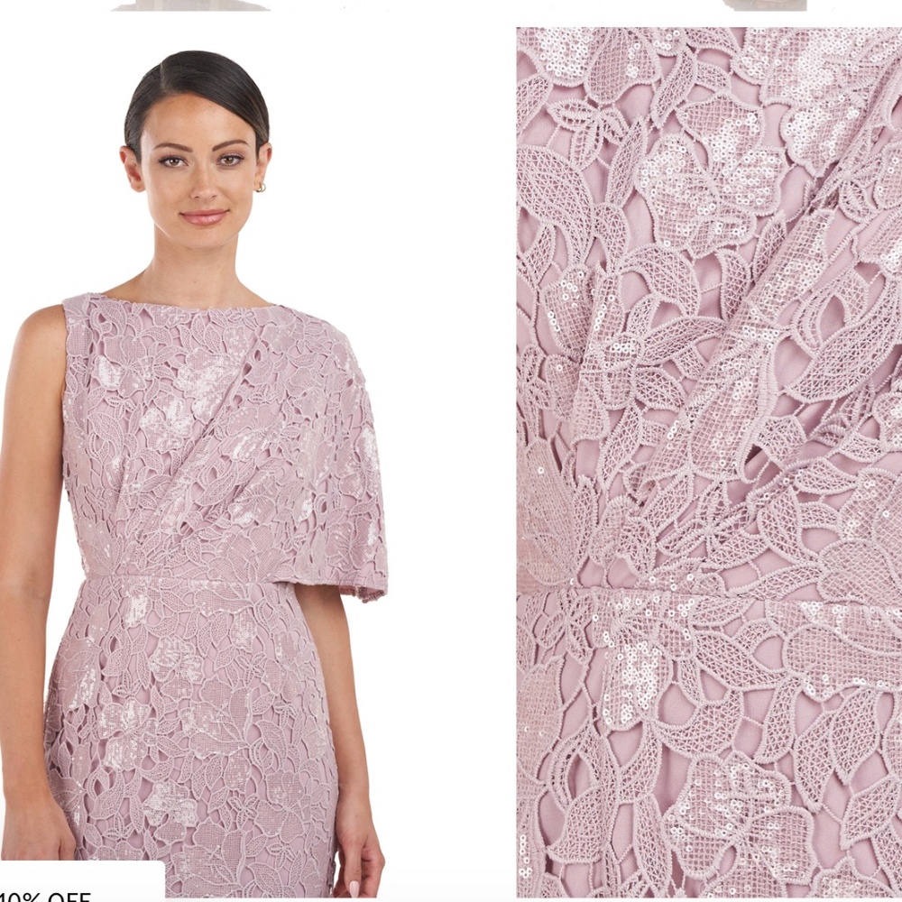 New Js Collections Arabella Sequin Guipure Lace G… - image 2